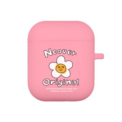 Flower graphic-pink(airpods jelly case)