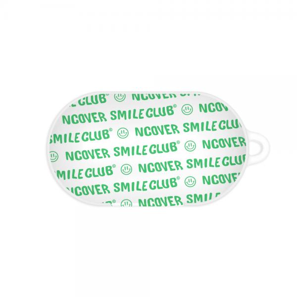 Smile club(emoticon)-white.green(buds hard)