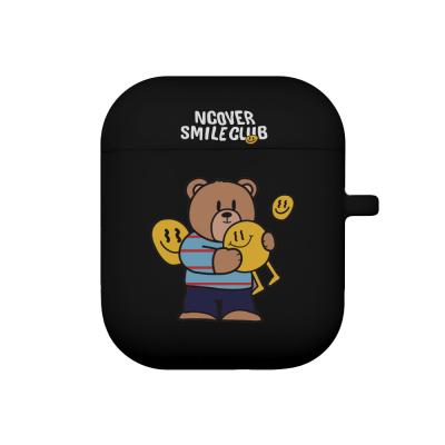 Smile ball bruin-black(airpods jelly)