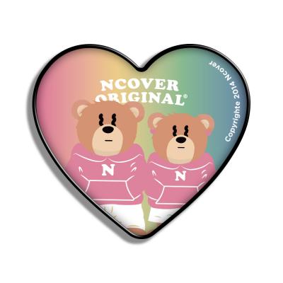 Gradation Couple hoodie bruin-rainbow(heart tok)