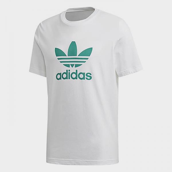 (FM3789) TREFOIL TEE-WHITE/FUTURE HYDRO