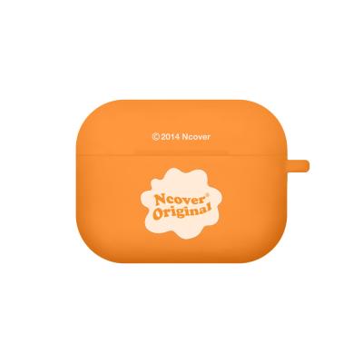 Cloud shape logo-orange(airpods pro jelly)