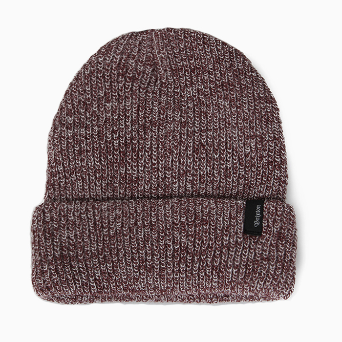 HEIST BEANIE-BURGUNDY HEATHER