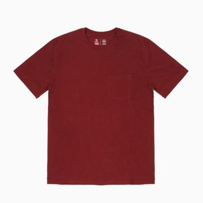 BASIC S/S POCKET TEE-BRICK