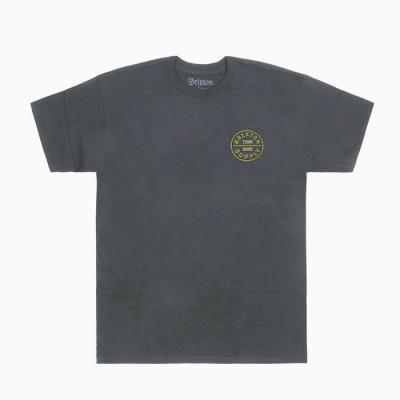 OATH S/S TEE-CHARCOAL/GOLD