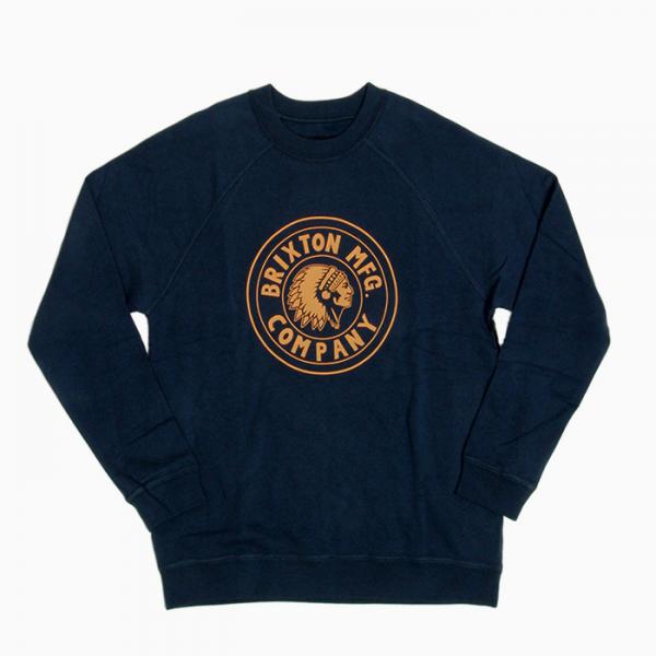 RIVAL CREW FLEECE-NAVY