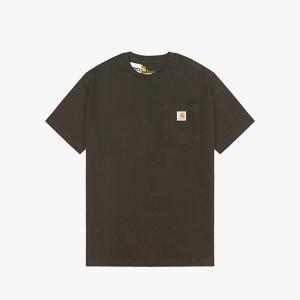 (K87) 워크 포켓 반팔티 DARK BROWN (DKB)