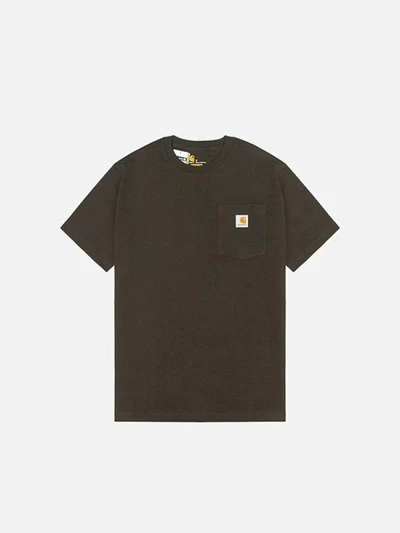 (K87) 워크 포켓 반팔티 DARK BROWN (DKB)
