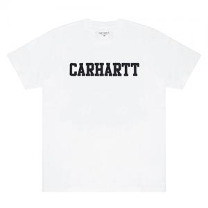 (I018486) COLLEGE T-SHIRT-WHT/BLK
