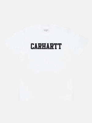 (I018486) COLLEGE T-SHIRT-WHT/BLK