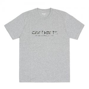 (I017144) WIP SCRIPT T-SHIRT-GREY HEATHER/CAMO DUCK