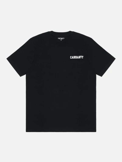 (I019638)WIP S/S COLLEGE SCRIPT LT T-SHIRT-BLK