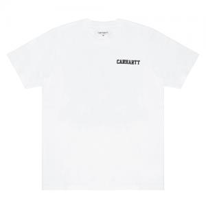 (I019638)WIP S/S COLLEGE SCRIPT LT T-SHIRT-WHT