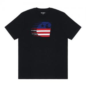 (I021140)WIP S/S MOTION T-SHIRT-BLK