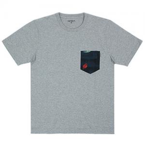 레스터 포켓 반팔티(I017127) GREY HEATHER