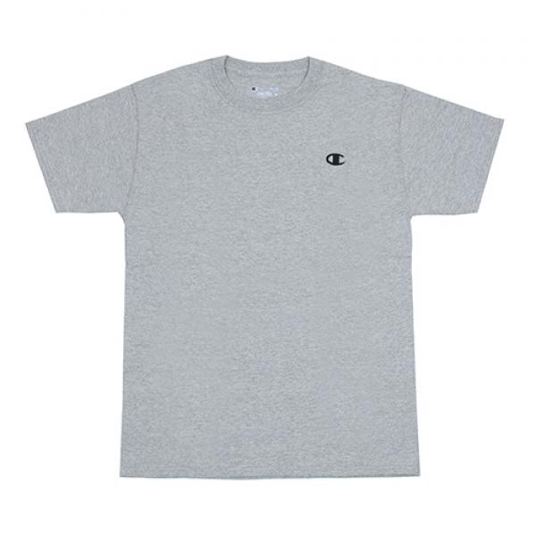 가슴로고 반팔티 O.GREY