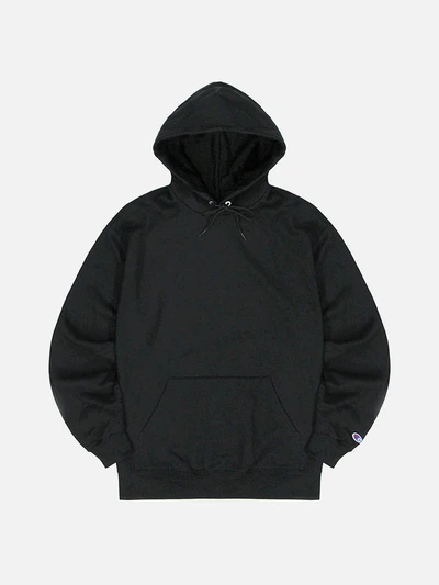 (S700) 파워블렌드 에코플리스 후드티 BLACK