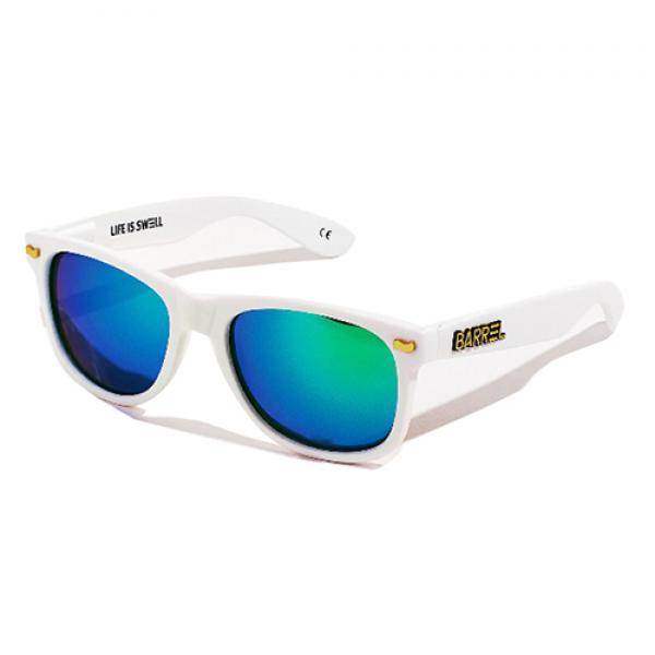 HORIZON SUNGLASS WHITE/EMERALD ()