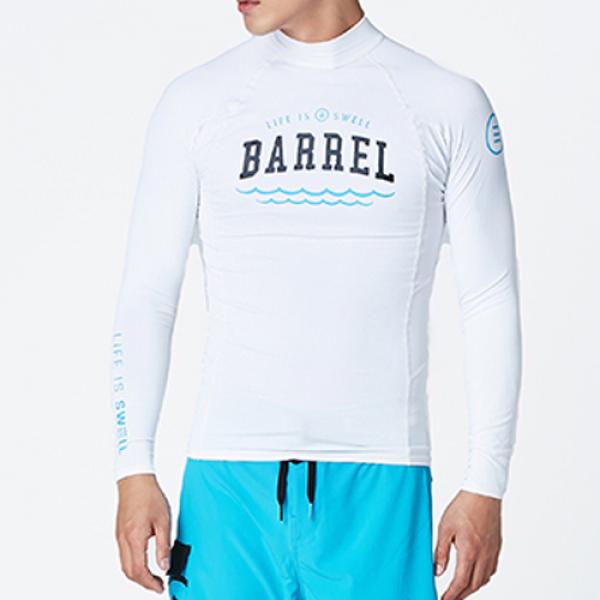 SWELL MEN RASHGUARD V3-WHITE