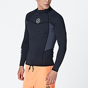 CIRCLE RASHGUARD-BLACK-GREY