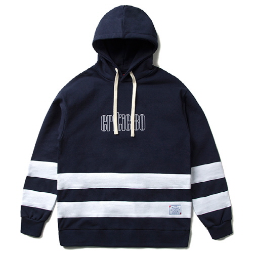 CUT AND HOODIE (NAVY)