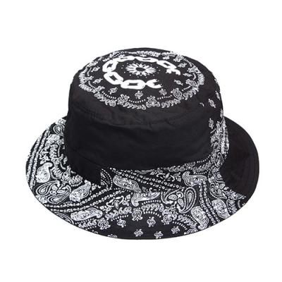 PANELED PAIS BUCKET HAT-BLK