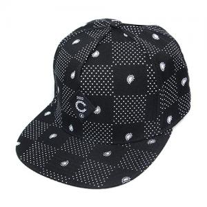 CHECKS STRAPBACK-BLK