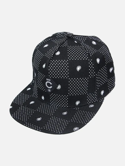 CHECKS STRAPBACK-BLK
