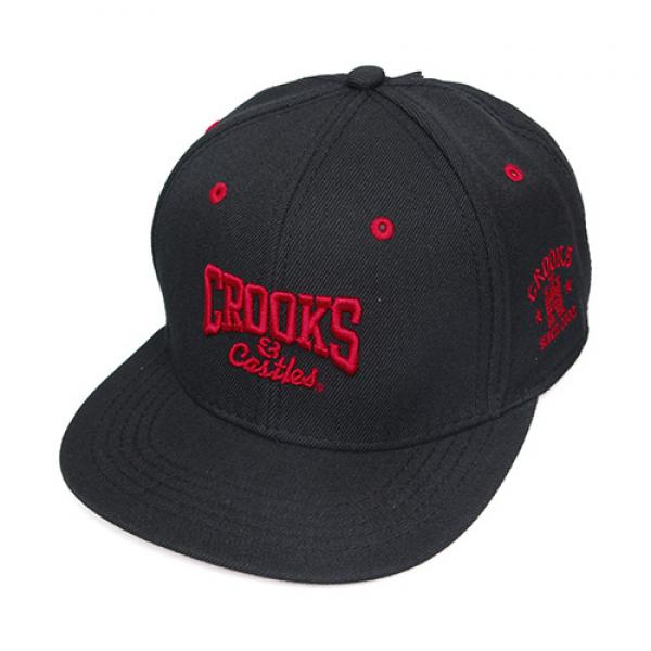 CORE LOGO STRAPBACK-BLK/RED