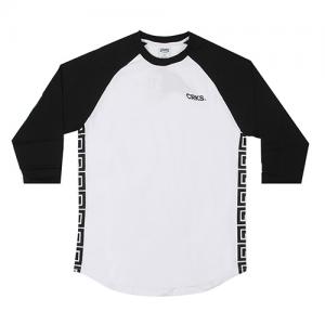 GRECO STRIPE BASEBALL RAGLAN-BLK/WHT(1570115)
