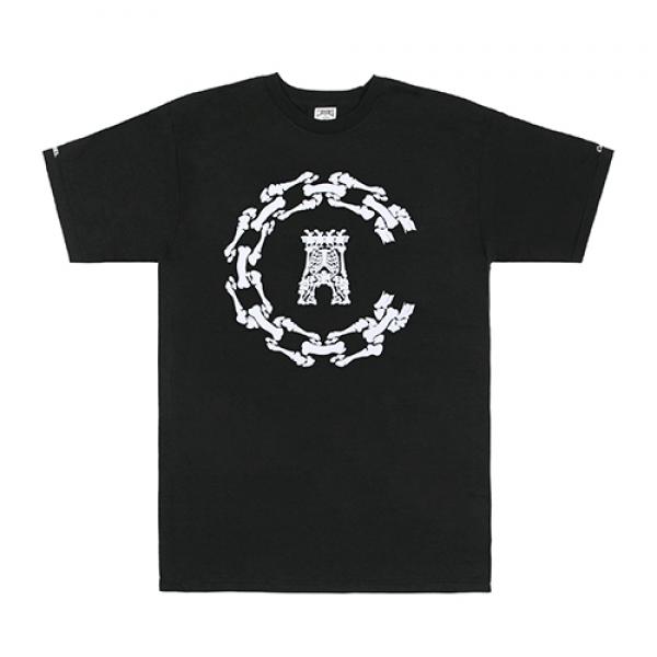 BONEZ CHAIN C SS TEE - BLK(1540707)