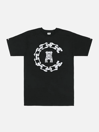 BONEZ CHAIN C SS TEE - BLK(1540707)