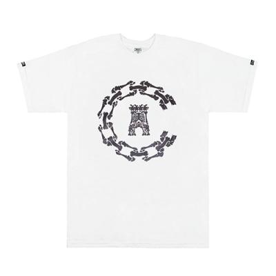 BONEZ CHAIN C SS TEE - WHT(1540707)