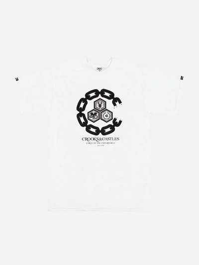 CHAIN C UNDERWORLD TEE - WHT(1510701)