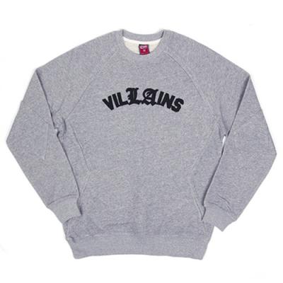 VILLAINS CREW SWEATSHIRT-GRY (1420109)