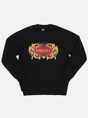 VIOLENCE CREW SWEATSHIRT-BLK (1420113)