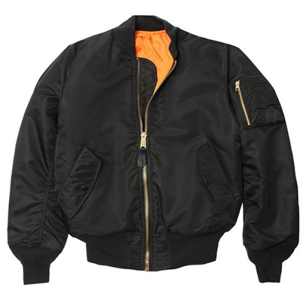 MA-1 FLIGHT JACKET-BLACK*
