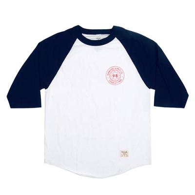 CONFLICT FREE RAGLAN-WHT/NVY