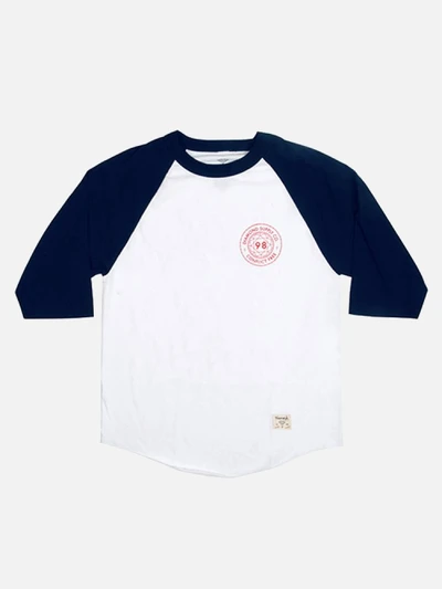 CONFLICT FREE RAGLAN-WHT/NVY