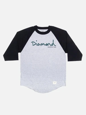 OG SCRIPT RAGLAN - GRY/BLK