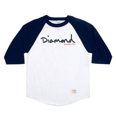 OG SCRIPT RAGLAN-WHT/NVY