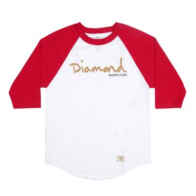 OG SCRIPT RAGLAN-WHT/RED