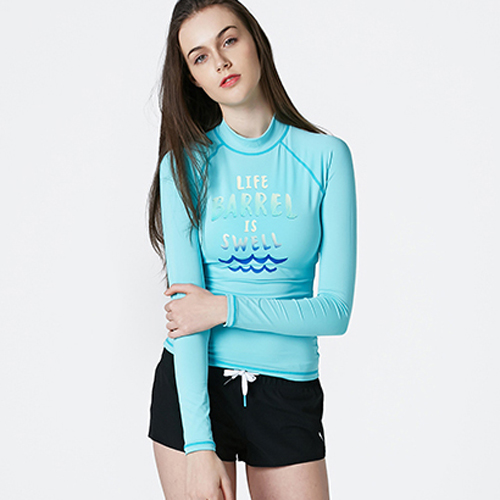 W SWELL RASHGUARD V3-MINT