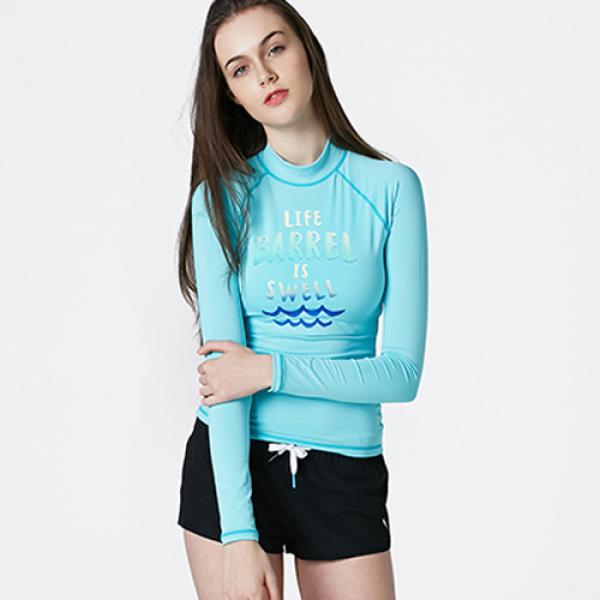 W SWELL RASHGUARD V3-MINT