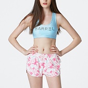 BIG LOGO BRA TOP RASHGUARD-MINT