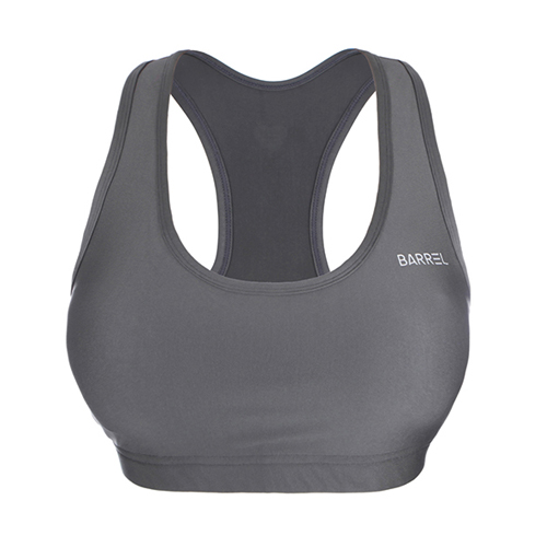 BRA-TOP RASHGUARD-D.GREY