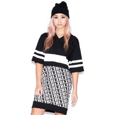 ATHLETIC ATTITUDE JERSEY DRESS-BLACK