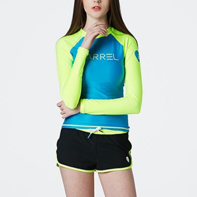 EVE RASHGUARD-AQUA BLUE-N.YELLOW