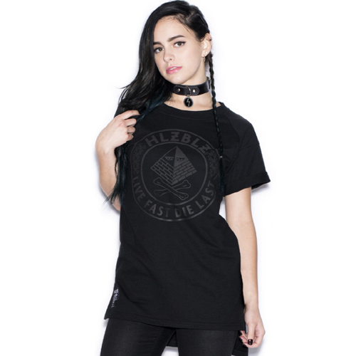 CLEO T-SHIRTS-BLACK