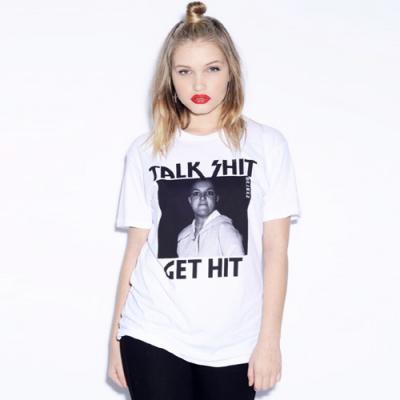 TALK SHIT T-SHIRTS-WHITE